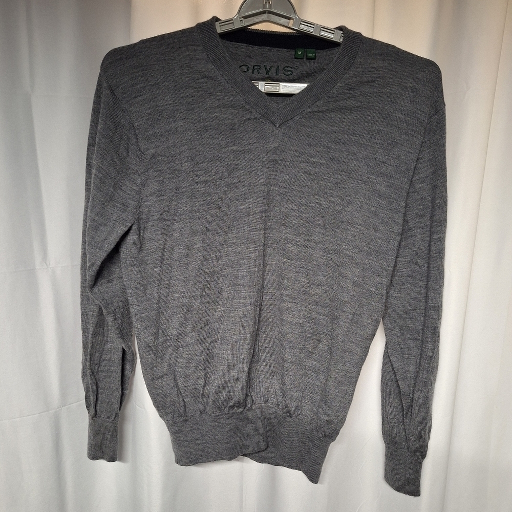 Orvis Men's Gray Sweater